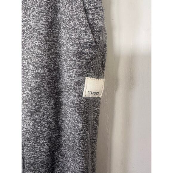 Vuori Pants Women's Small Heather Grey Halo Essential Wide Leg Lounge Sweatpants - Picture 3 of 6